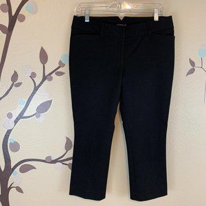 EXPRESS Design Studio 6 Stretch Capri Cropped Straight Leg Dress Pants
